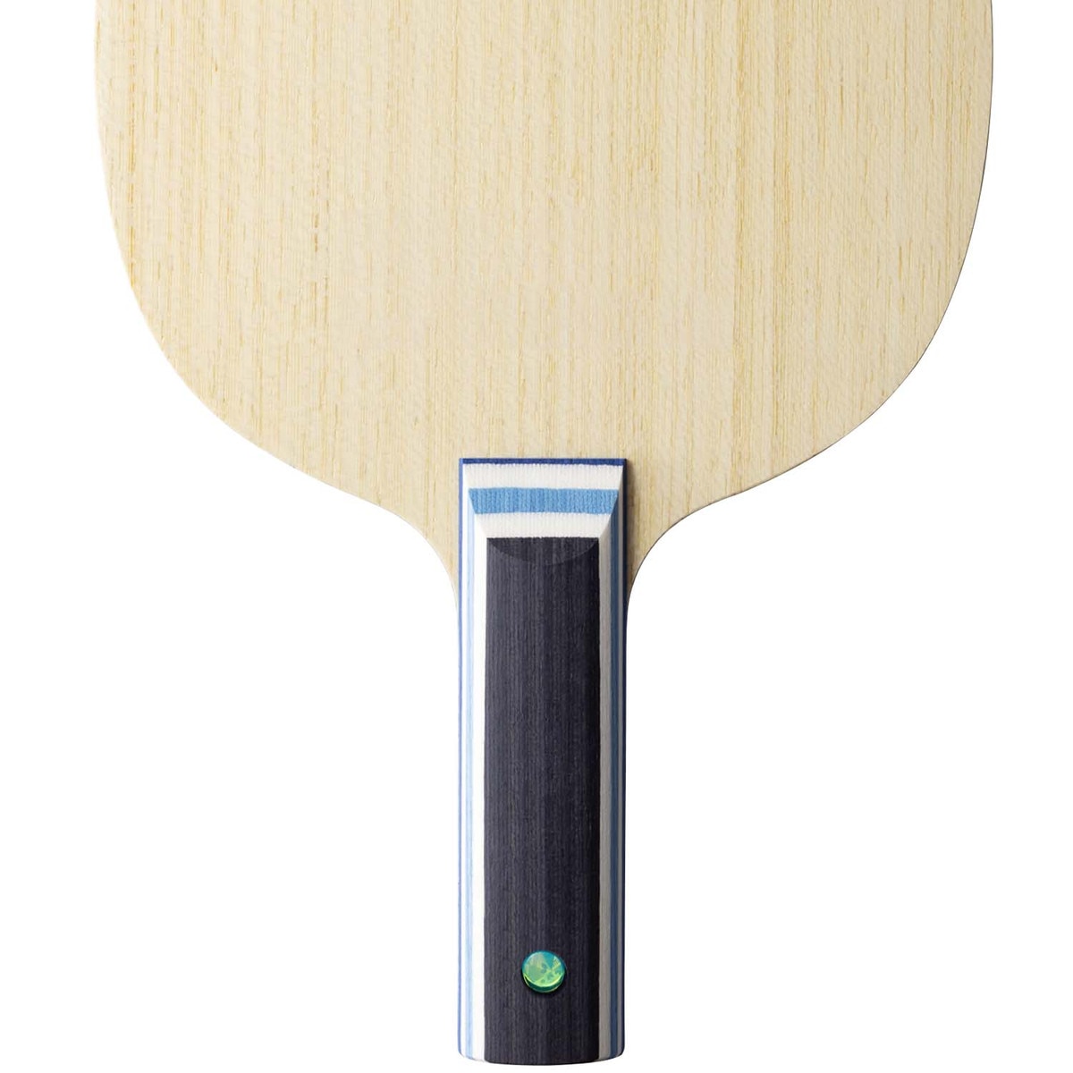 Butterfly Viscaria Super ALC Blade: Close-up of Lower Third and Backside of Straight Handle